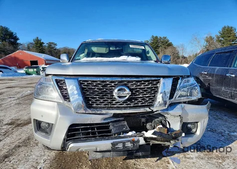 2018 Nissan Armada Sv from USA, damaged, VIN JN8AY2NC3J9553366